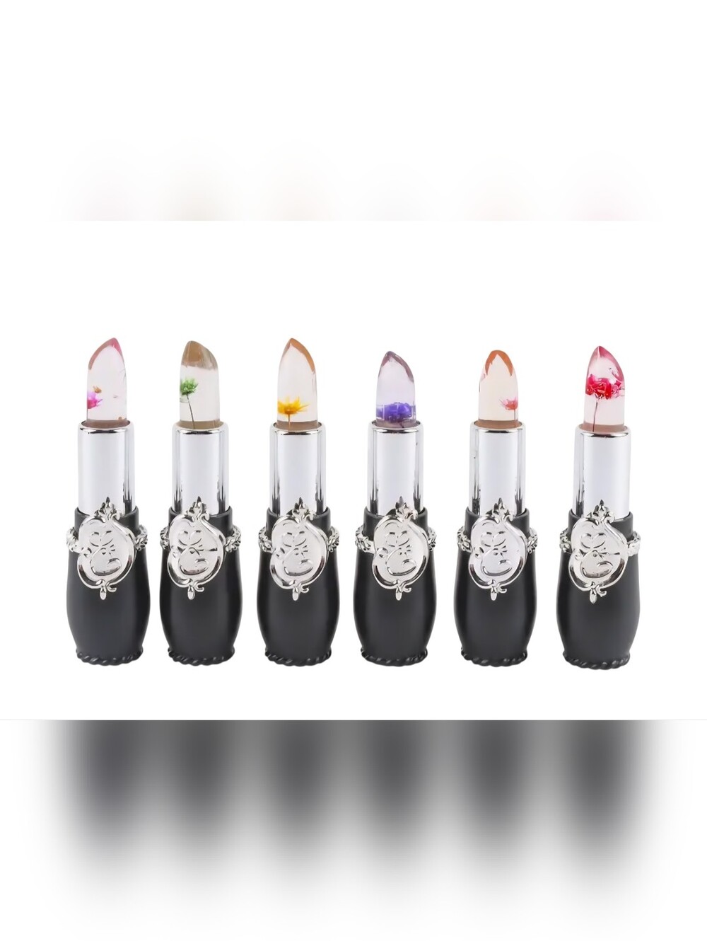 Temperature Color Changing  Crystal Jelly Flower Lipstick